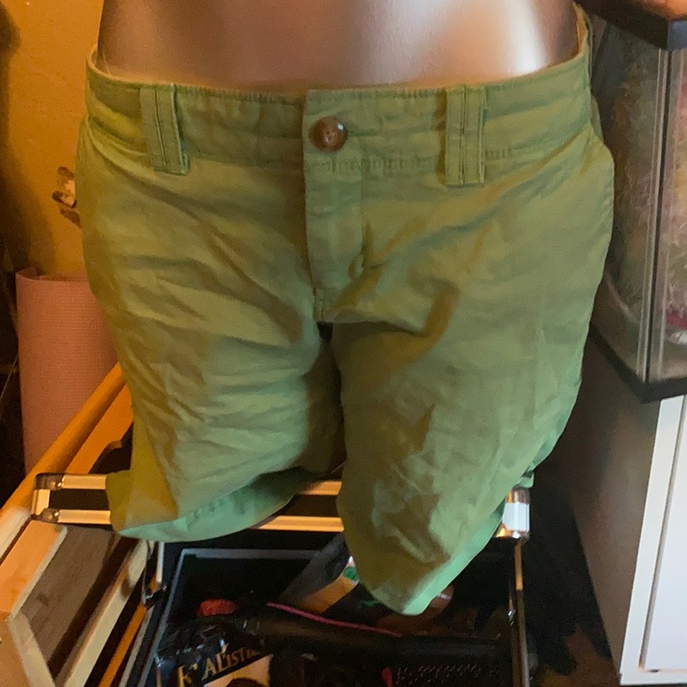 Green shorts